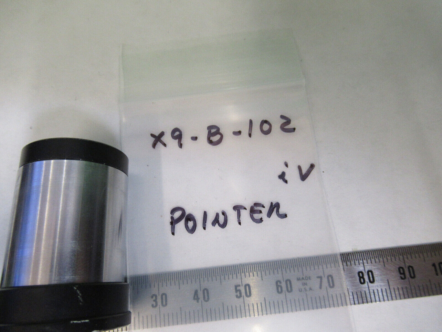 LEITZ WEZTLAR GERMANY EYEPIECE NF 10X with pointer MICROSCOPE PART X9-B-102