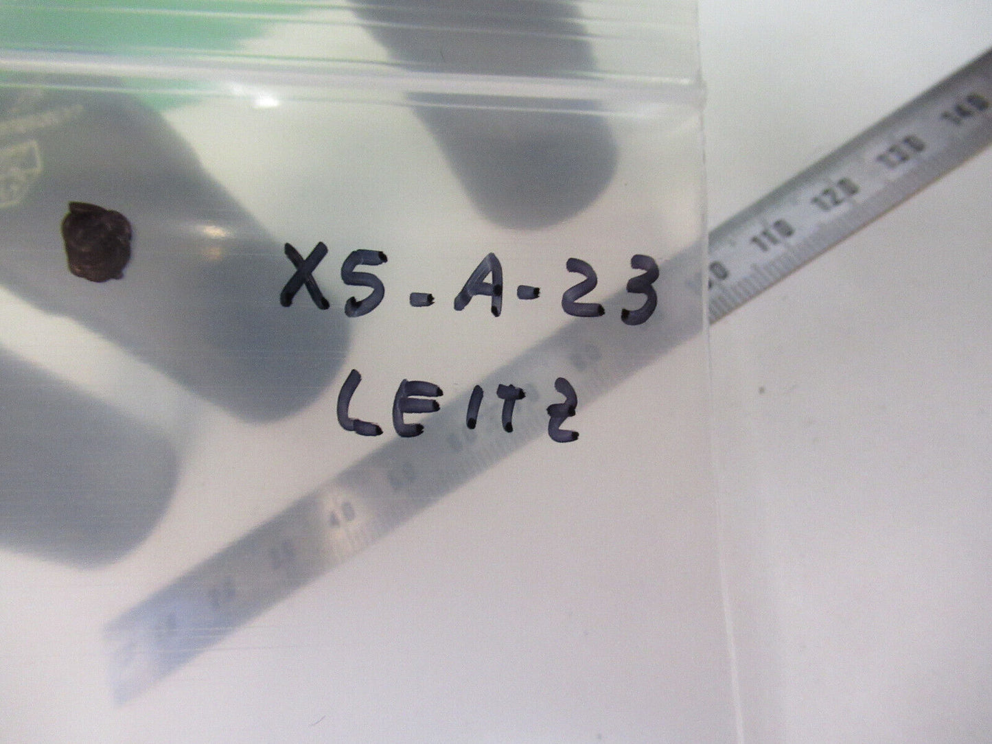 ANTIQUE LOT 3EA OBJECTIVE CANS LEITZ GERMANY MICROSCOPE PART AS PICTURED X5-A-23