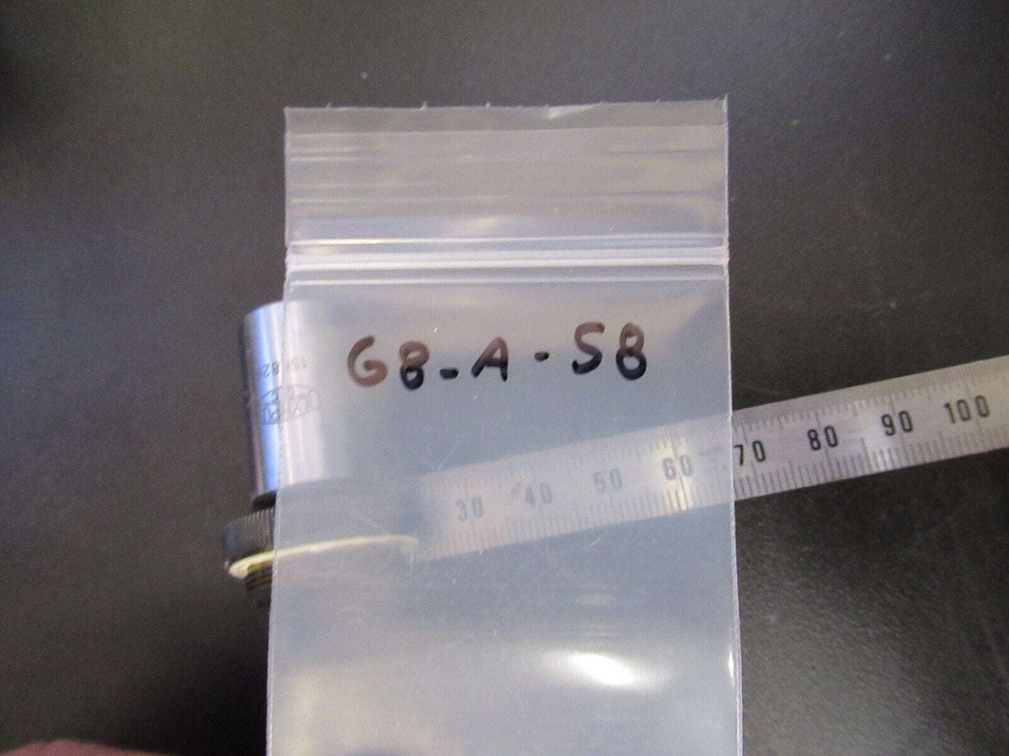 OLYMPUS JAPAN OBJECTIVE C 40X LENS MICROSCOPE PART AS PICTURED G8-A-58