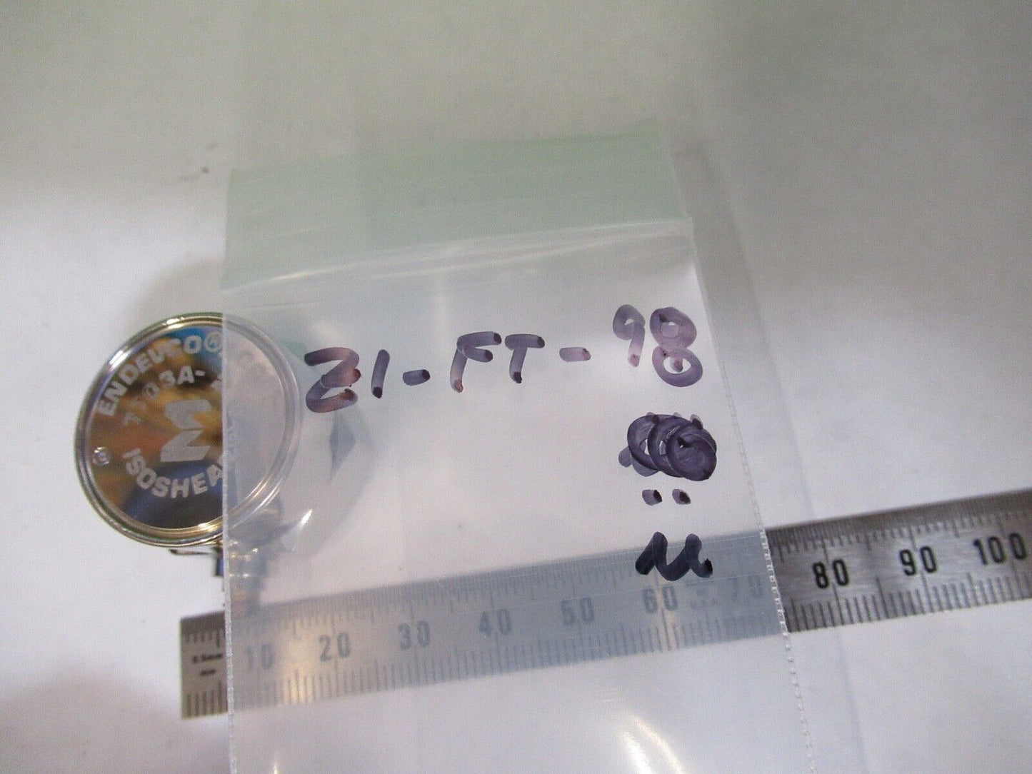 PCB ENDEVCO 7703A-200 SENSOR 200 pC/g ACCELEROMETER PIEZOELECTRIC Z1-FT-98