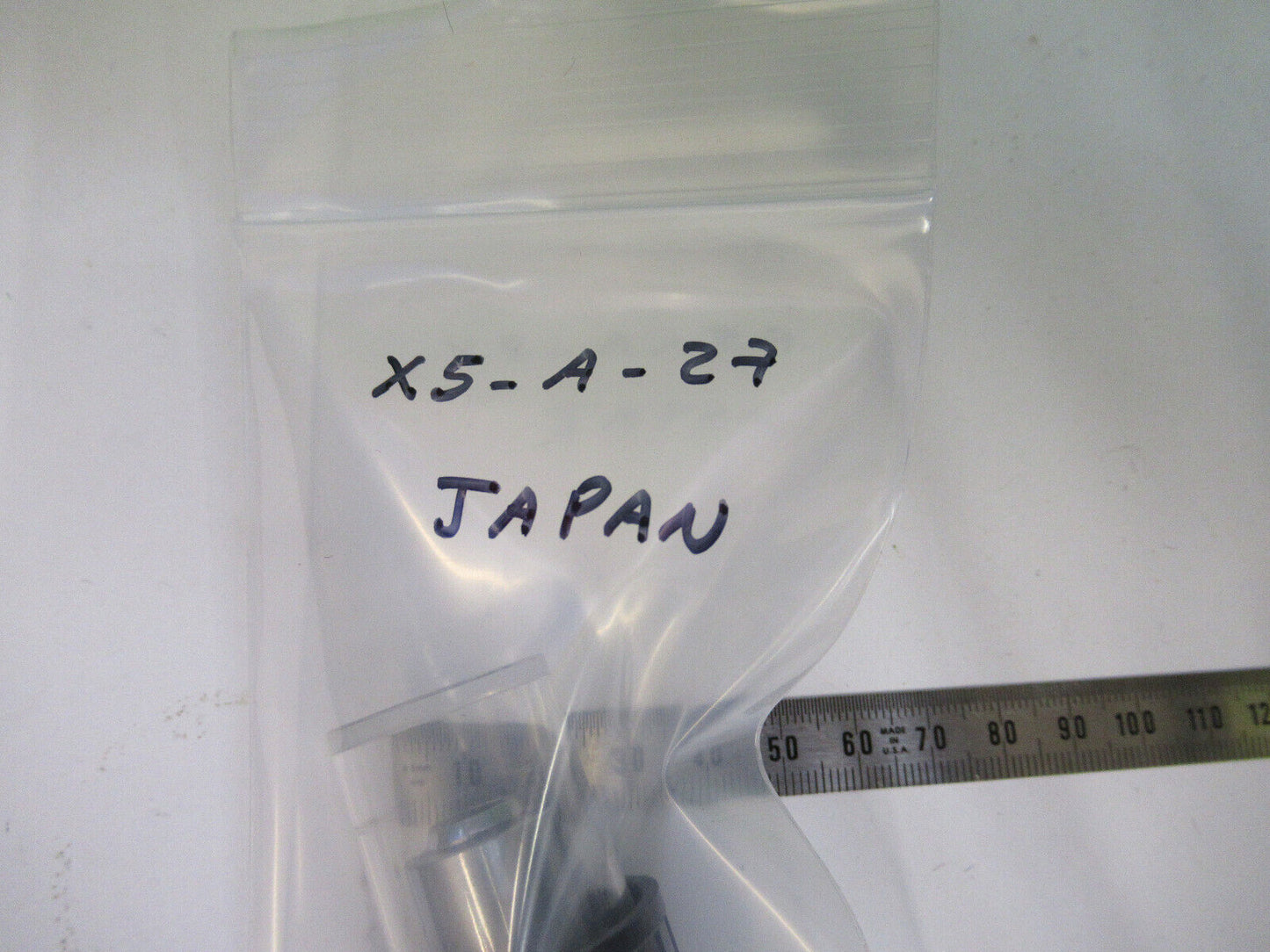 JAPAN OBJECTIVE A 10X LENS OPTICS MICROSCOPE PART AS PICTURED X5-A-27