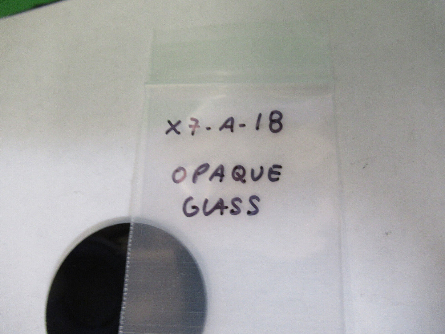 OPTICAL OPAQUE GLASS LASER OPTICS AS PICTURED X7-A-18