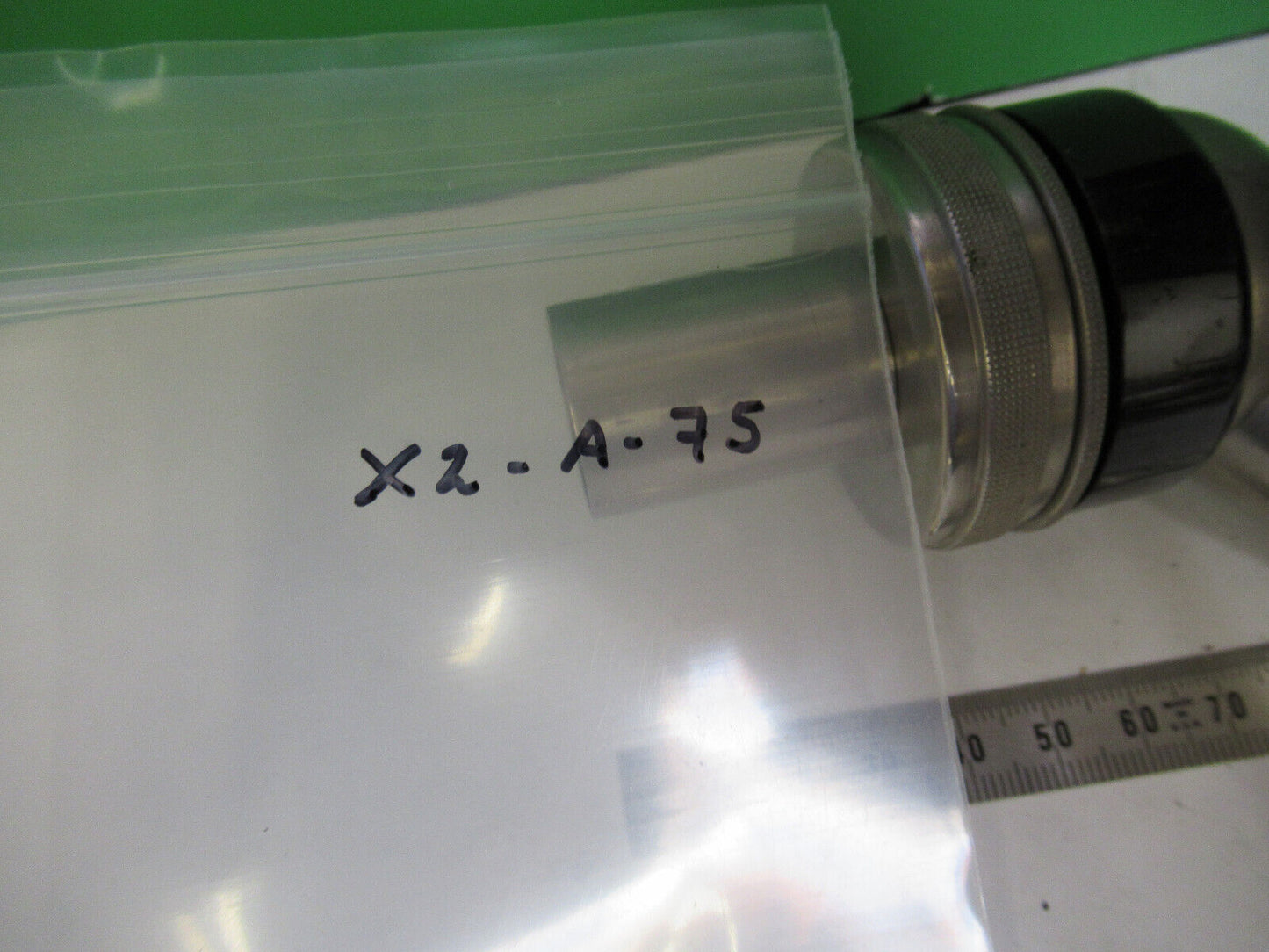 ANTIQUE C. BAKER LONDON TUBUS MONOCULAR HEAD MICROSCOPE PART AS PICTURED X2-A-75