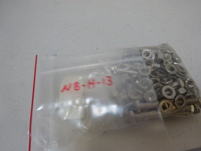 HOCHVAKUUM KUST LESKER LOT SCHRAUBT MUTTERN WIE IST BIN#N8-H-13