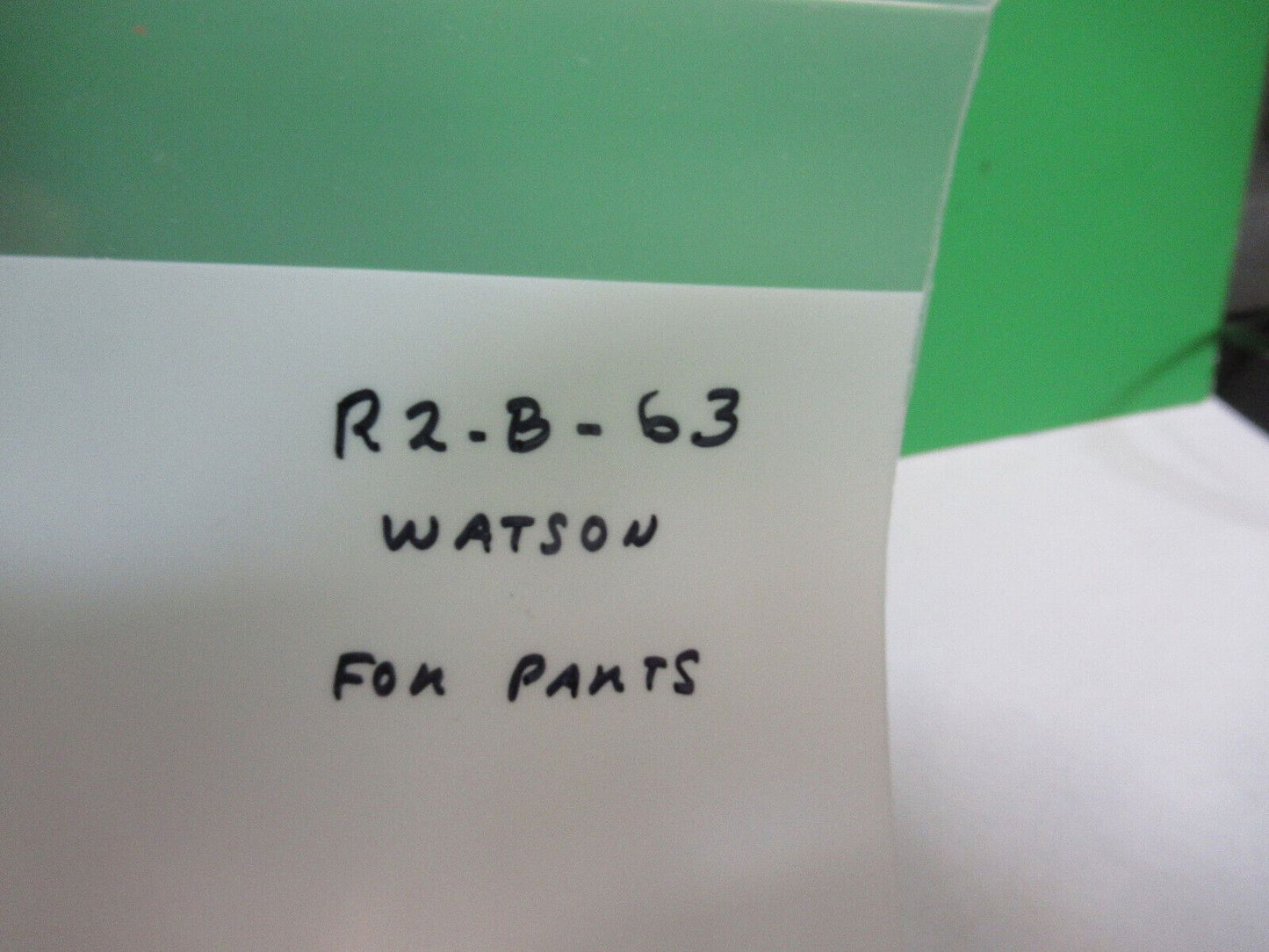 ANTIQUE BRASS CONDENSER + IRIS WATSON MICROSCOPE PART AS PICTURED &R2-B-63