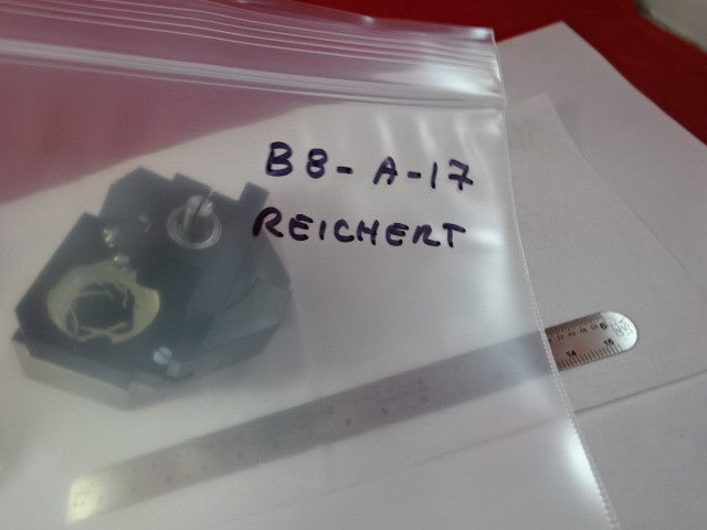 REICHERT LEICA POLYLITE MOUNTED PRISM ASSEMBLY MICROSCOPE PART AS IS #B8-A-17