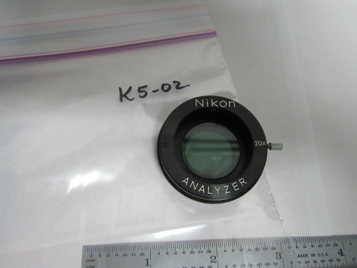 Microscope Polarizer Nikon 20X Analyzer Optics