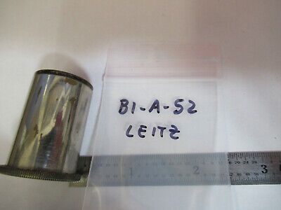 ANTIQUE ERNST LEITZ "10" EYEPIECE MICROSCOPE PART OPTICS AS PICTURED #B1-A-52