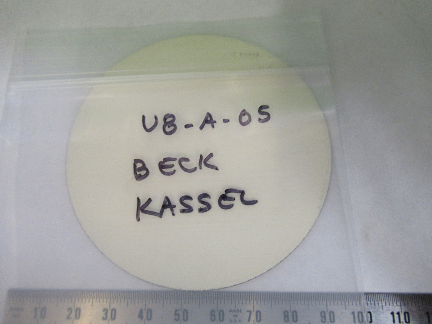 ANTIQUE CBS KASSEL BECK METAL STAGE STEREO MICROSCOPE PART AS PICTURED U8-A-05