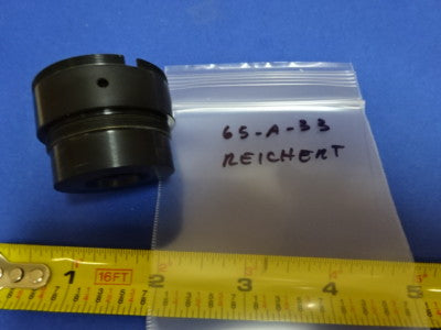 MICROSCOPE PART MOUNTED LENS OPTICS for REICHERT AUSTRIA POLYVAR AS IS #65-A-33