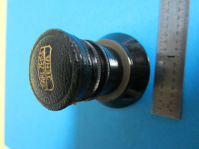 RARE MICROSCOPE OBJECTIVE LENS CARL ZEISS JENA GERMANY PLANAR 4.5X 5 cm OPTICS