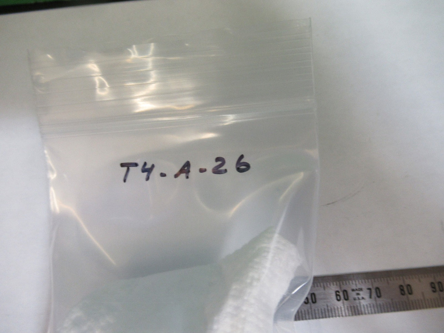 OLYMPUS JAPAN MOUNTED GLASS FLAT MIRROR MICROSCOPE PART AS PICTURED T4-A-26