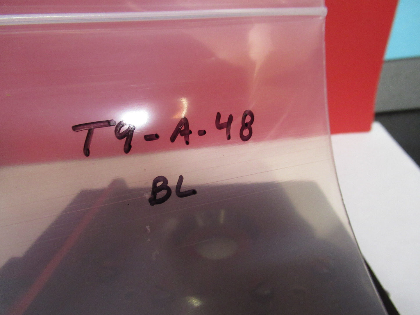 BAUSCH LOMB XY STAGE TABLE CLIPS OPTICS MICROSCOPE PART AS PICTURED T9-A-48