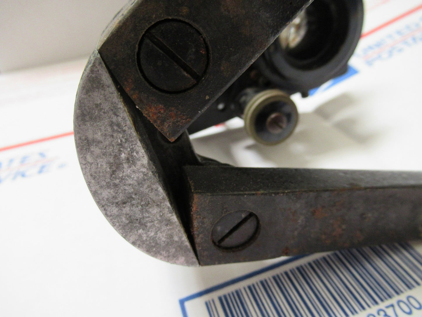 WEIRD RARE ANTIQUE BAUSCH LOMB MICROSCOPE with foldable legs AS PICTURED LOB