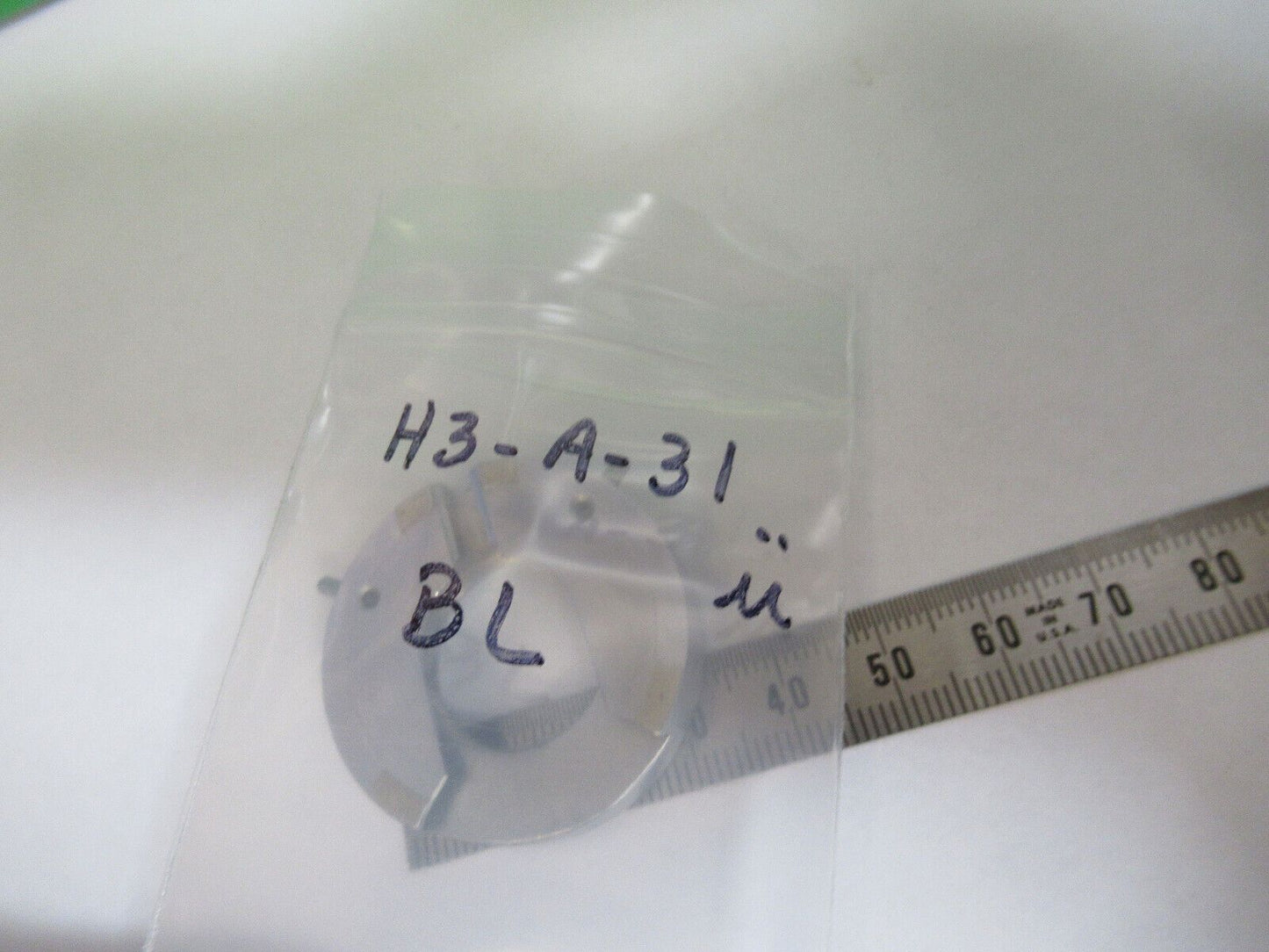 MICROSCOPE PART BAUSCH LOMB POL CENTER OBJECTIVE HOLDERS AS PICTURED #H3-A-31