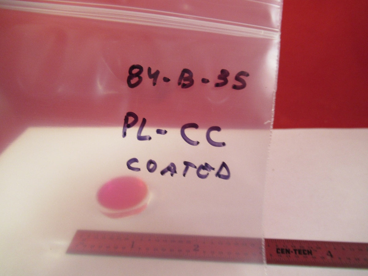 Optical PlanO Concave Lens -25.4mm Dichroic Coated Pl-cc Pro Optics