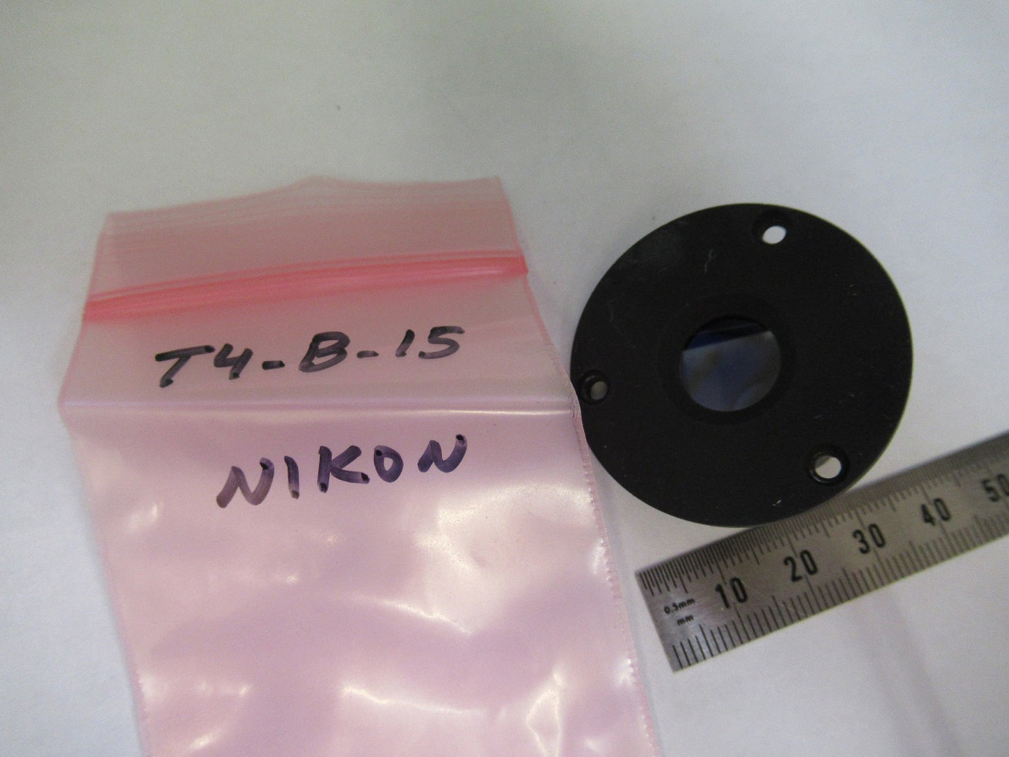 NIKON JAPAN HEAD GLASS PRISM OPTICS MICROSCOPE PART AS PICTURED T4-B-15