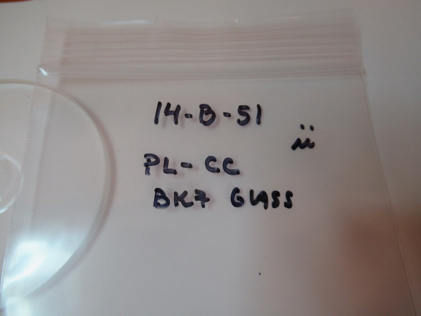 Optical Rare Lens BK7 Glass Center Concave Pl-cc Optics