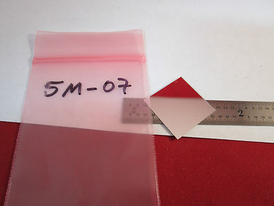 OPTICAL VERY THIN MIRROR BOTH SIDES POLISHED & USABLE LASER OPTICS BIN#5M-07