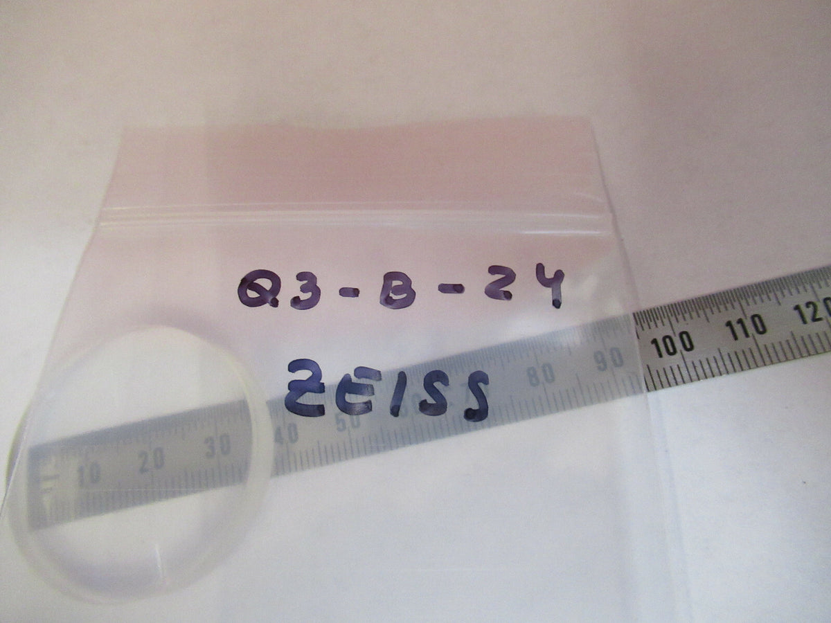 OPTICAL ZEISS LENS DOUBLET OPTICS MICROSCOPE PART AS PICTURED Q3-B-24