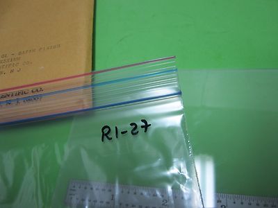 OPTICAL EDMUND SCIENTIFIC FROSTED SATIN FINISH GLASS 4"x5" OPTICS BIN#R1-27