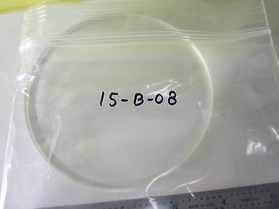 MICROSCOPE PART GLASS STAGE SPECIMEN TABLE OPTICS AS IS BIN#15-B-08