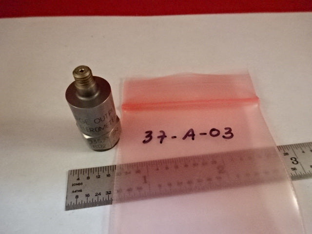 PCB PIEZOTRONICS CHARGE MODE J357B02 VIBE ACCELEROMETER SENSOR AS IS #37-A-03