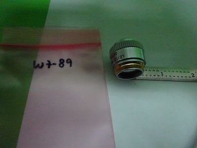 MICROSCOPE PART LEITZ GERMANY OBJECTIVE 4X 170- OPTICS AS IS BIN#W7-89