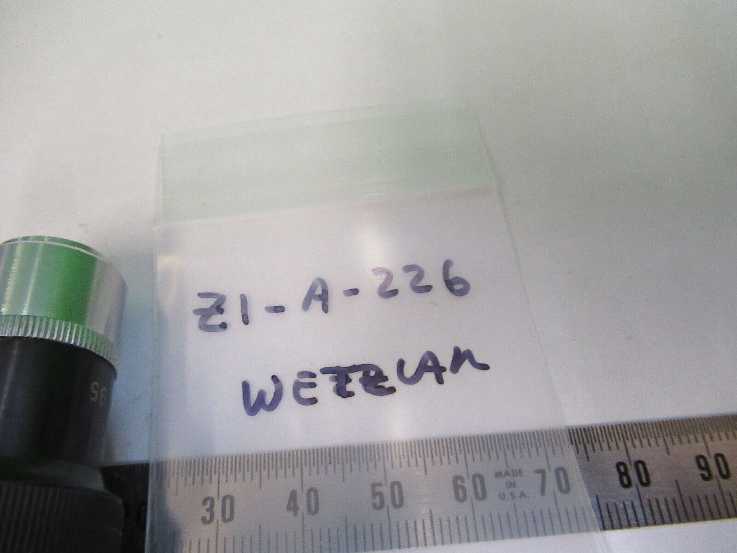 WETZLAR OBJECTIVE 45X LENS OPTICS MICROSCOPE PART AS PICTURED &Z1-A-226