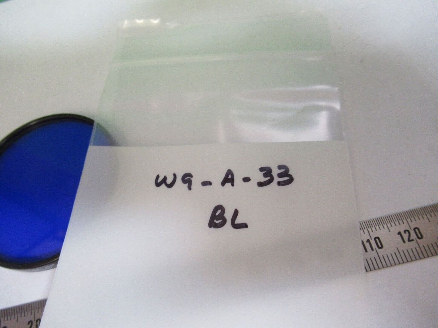 NICE BAUSCH LOMB 31-35-86 BLUE FILTER MICROSCOPE PART AS PICTURED #W9-A-33