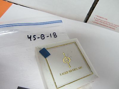 OPTICAL FUSED SILICA COATED WINDOW LASER OPTICS BIN#45-B-18 [es hat einen Fleckcent