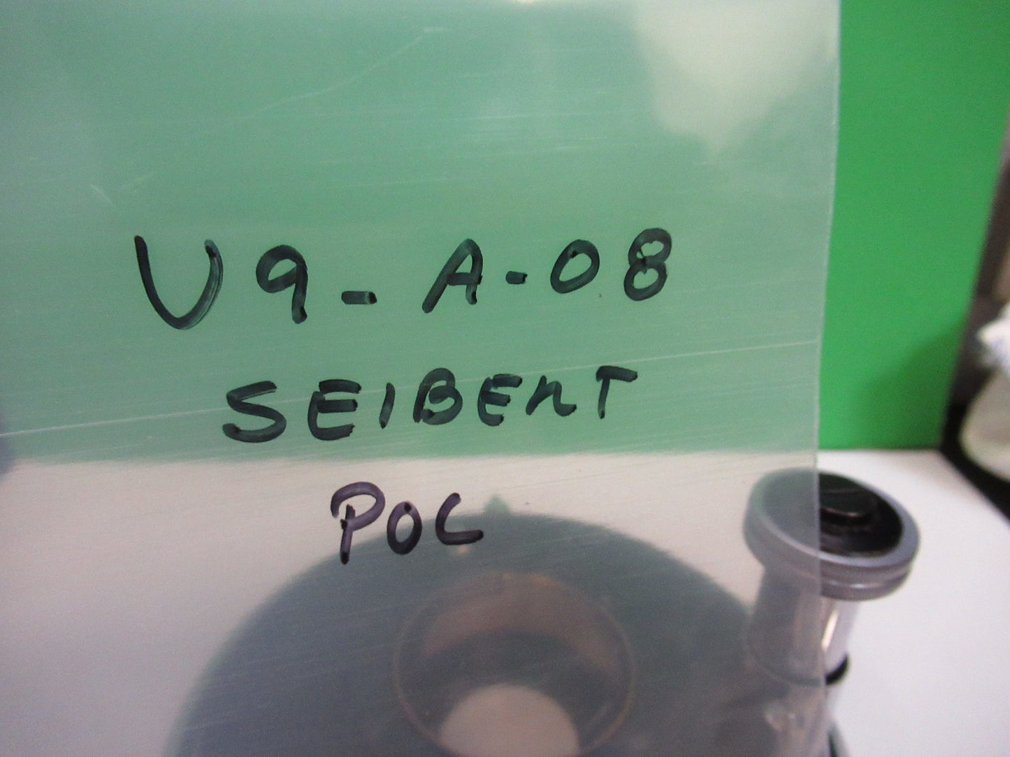 SEIBERT WETZLAR ROTABLE POL STAGE TABLE MICROSCOPE PART AS PICTURED U9-A-08