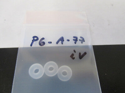 Optical HP Lot 3 Ea Fused silica Donuts Laser Optics
