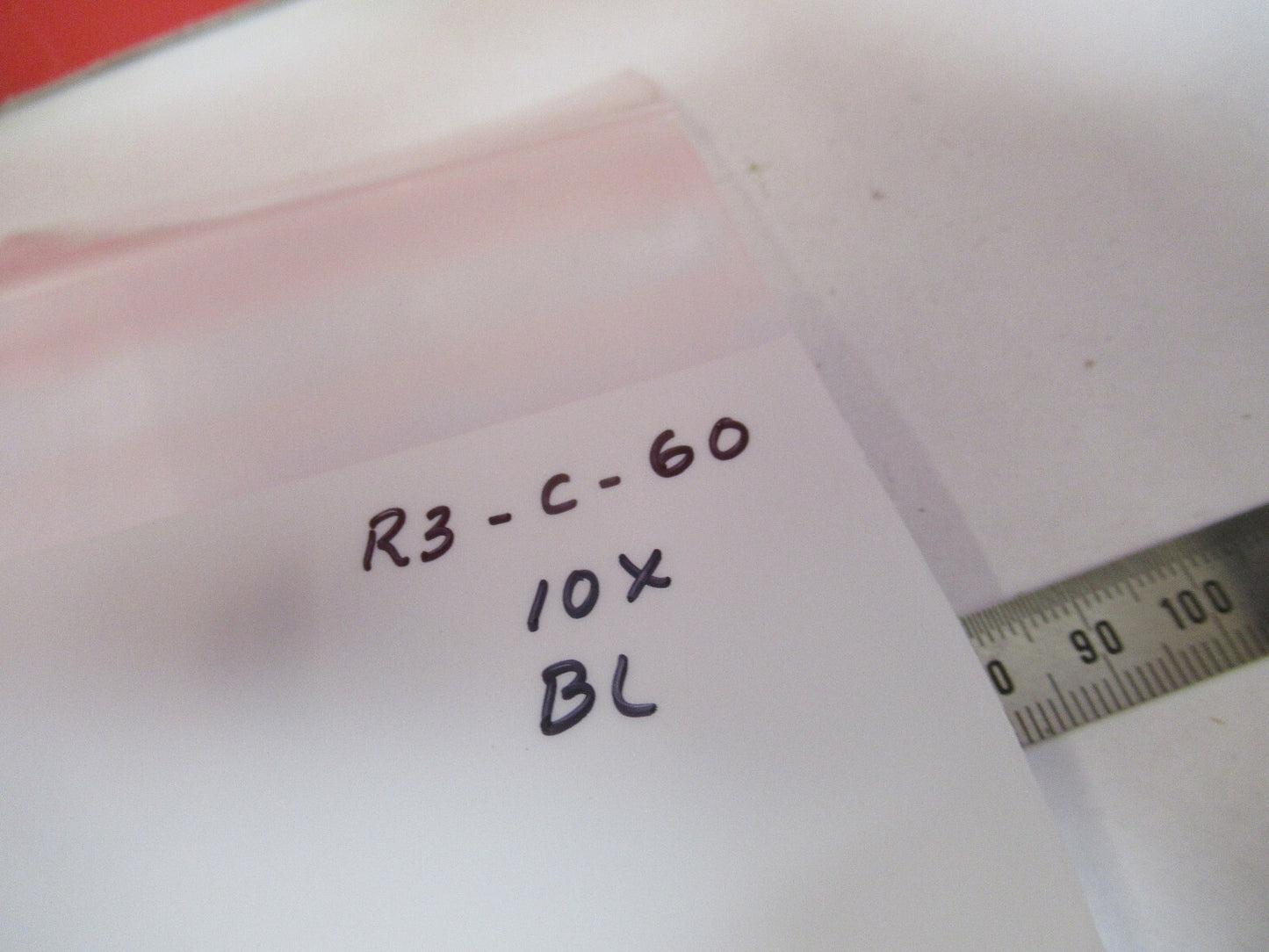ANTIQUE BAUSCH LOMB LENS 10X OBJECTIVE MICROSCOPE PART AS PICTURED #R3-C-60