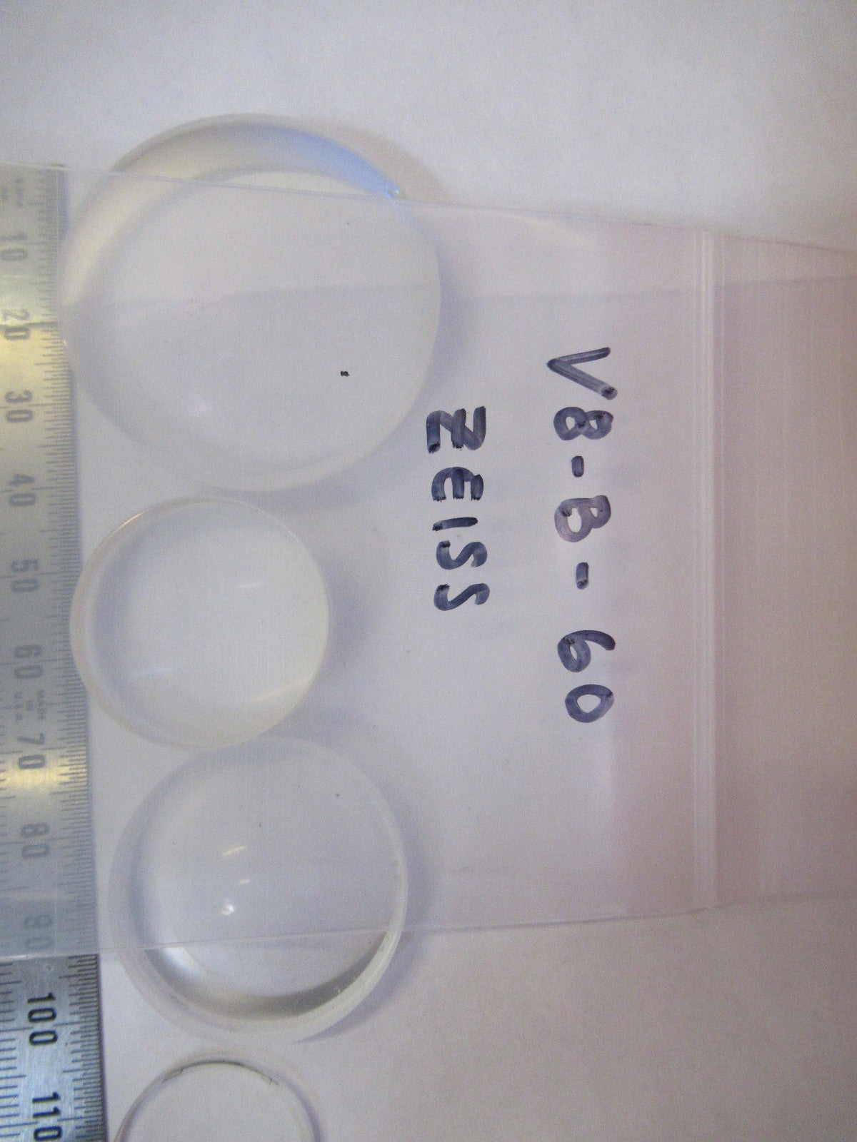 AUS JENA GERMANY LOT GLASS LENSES MICROSCOPE PART AS PICTURED V8-B-60
