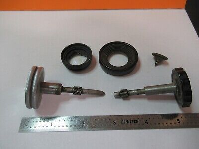 ANTIQUE LOT KNOBS / ACCESSORIES MICROSCOPE PART AS PICTURED &7B-B-146