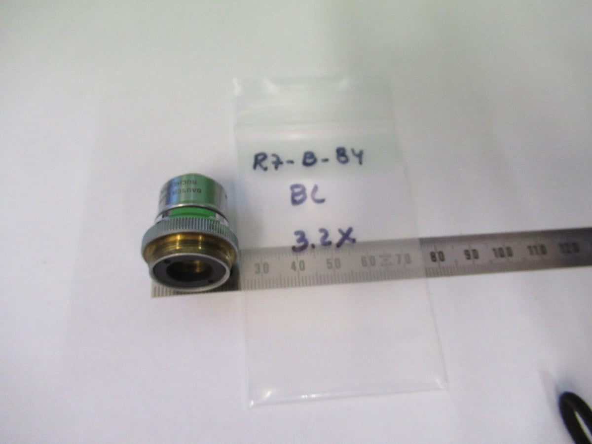 BAUSCH LOMB OBJECTIVE 3.2X LENS OPTICS MICROSCOPE PART AS PICTURED #R7-B-84