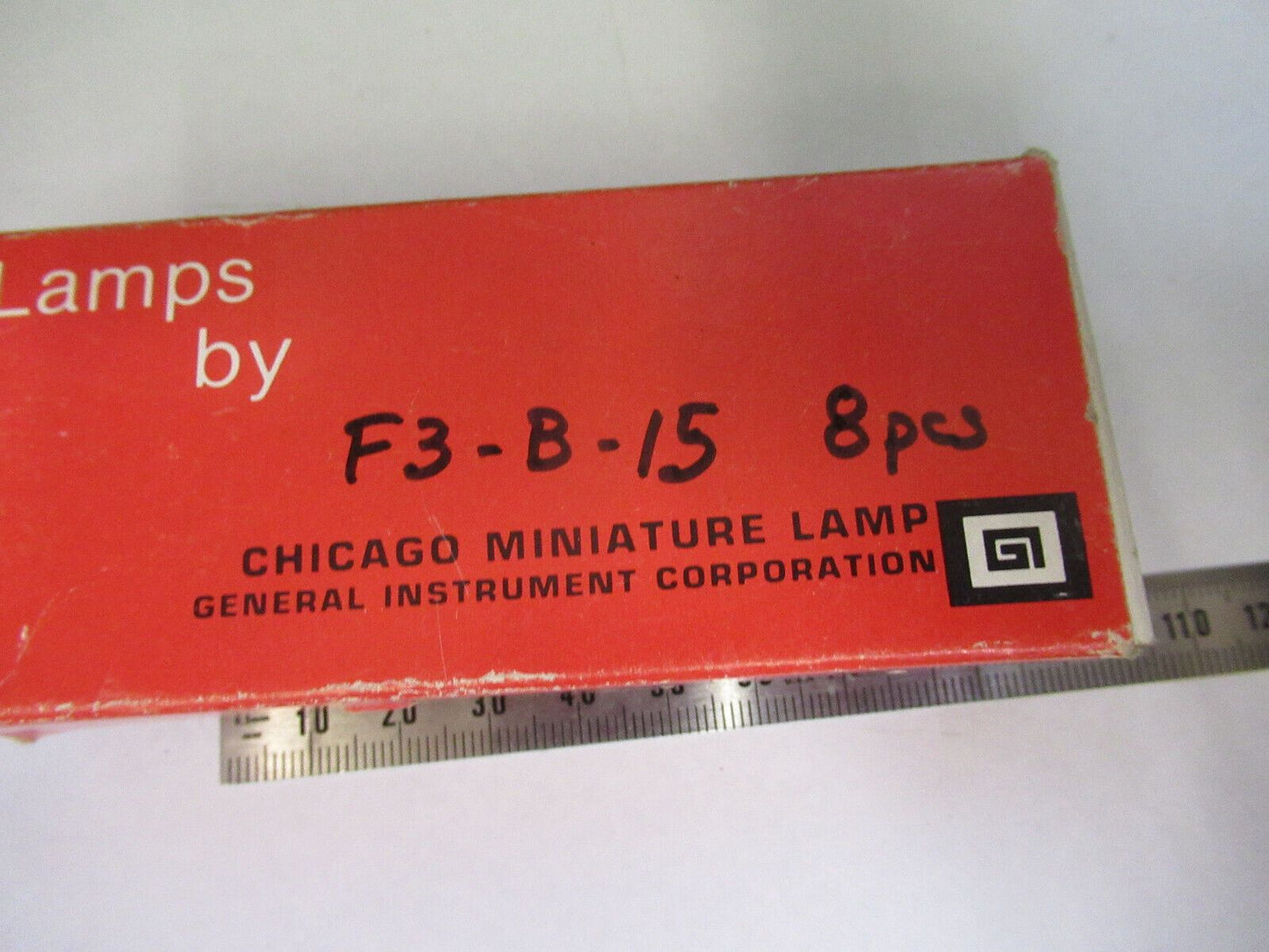 OPTICAL MINI LAMPS CM-382 CHICAGO 8PCS OPTICS AS IS BIN#F3-B-15