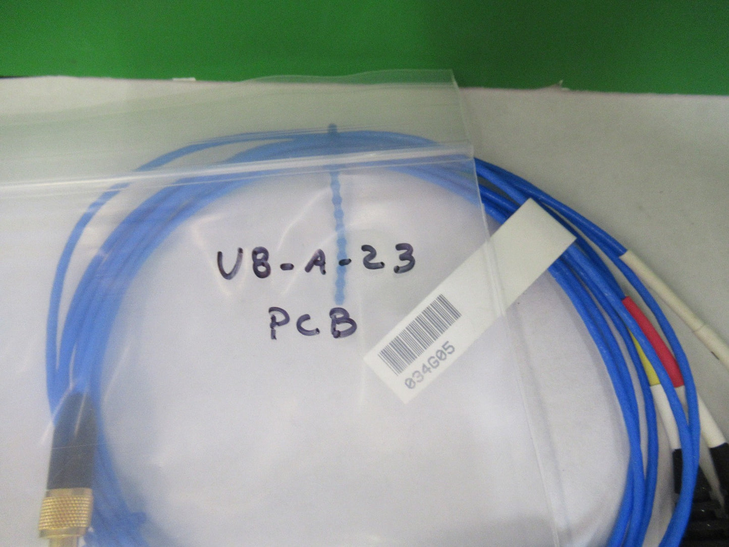 PCB 034G05 5ft CABLE for ACCELEROMETER SENSOR triaxial 1/4-28 to BNC U8-A-23