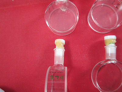 LOT 6 EA CHEMICAL SPECTRAL CUVETTES SILICA MADE in ENGLAND SPECTROMETER UV
