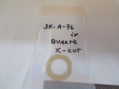 QUARTZ PLATE SINGLE CRYSTAL PIEZOELECTRIC X-CUT PIEZO PART AS PICTURED &3K-A-76