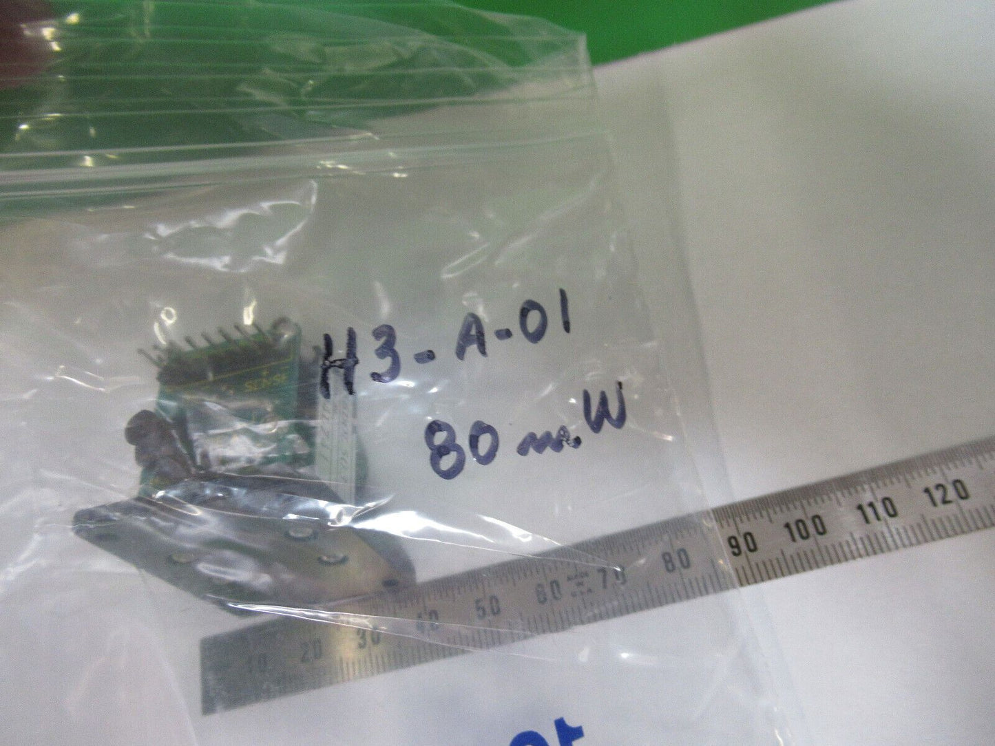 OPTICAL DIODE LASER 80mW MELLES GRIOT OPTICS AS PICTURED #H3-A-01