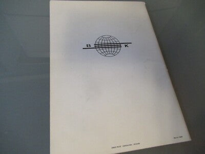 Vintage Manual Brüel & Kjær 4324 4364 Accelerometer 1968
