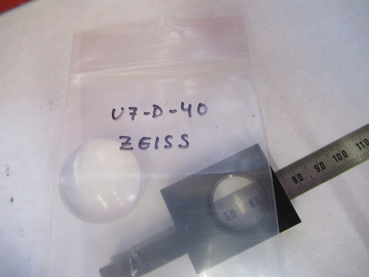 Carl Zeiss AG Germany Lot Lenses Convex Optics Microscope Part