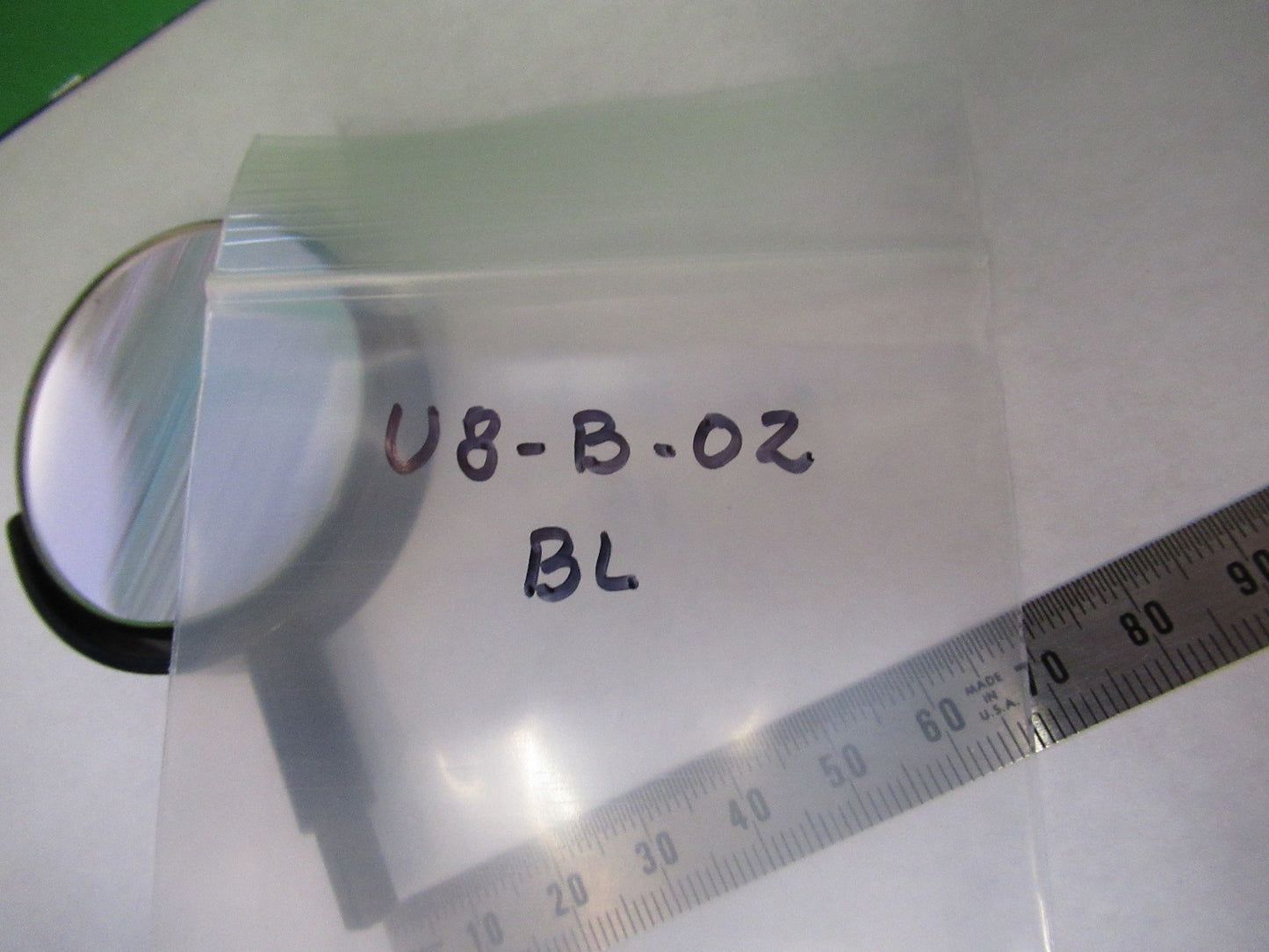 ANTIQUE BAUSCH LOMB MIRROR OPTICS MICROSCOPE PART AS PICTURED U8-B-02
