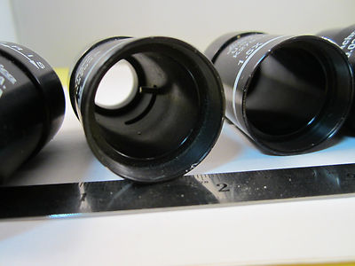 LOT 4 EA EMPTY SHELLS MICROSCOPE OBJECTIVE LEICA PARTS REPAIR BIN#C1