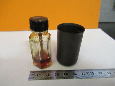BAUSCH LOMB ANTIQUE LIQUID ? OIL FLASK MICROSCOPE PART AS PICTURED &W3-B-24