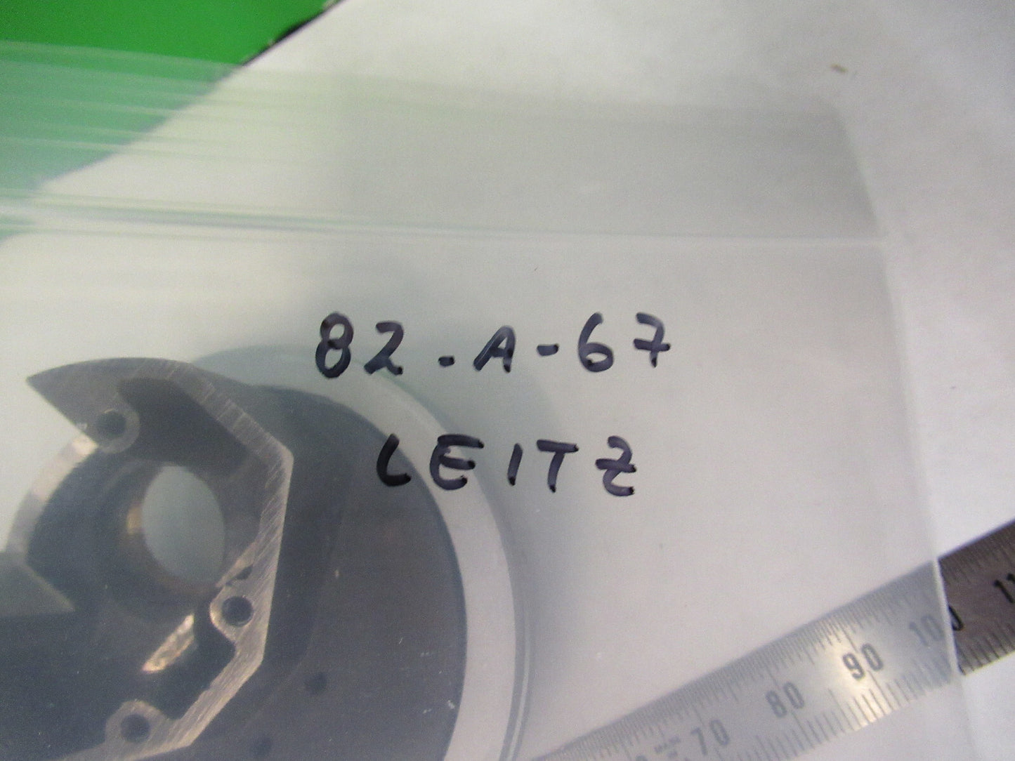 LEITZ WEZTLAR GERMANY NOSEPIECE MICROSCOPE PART AS PICTURED 82-A-67