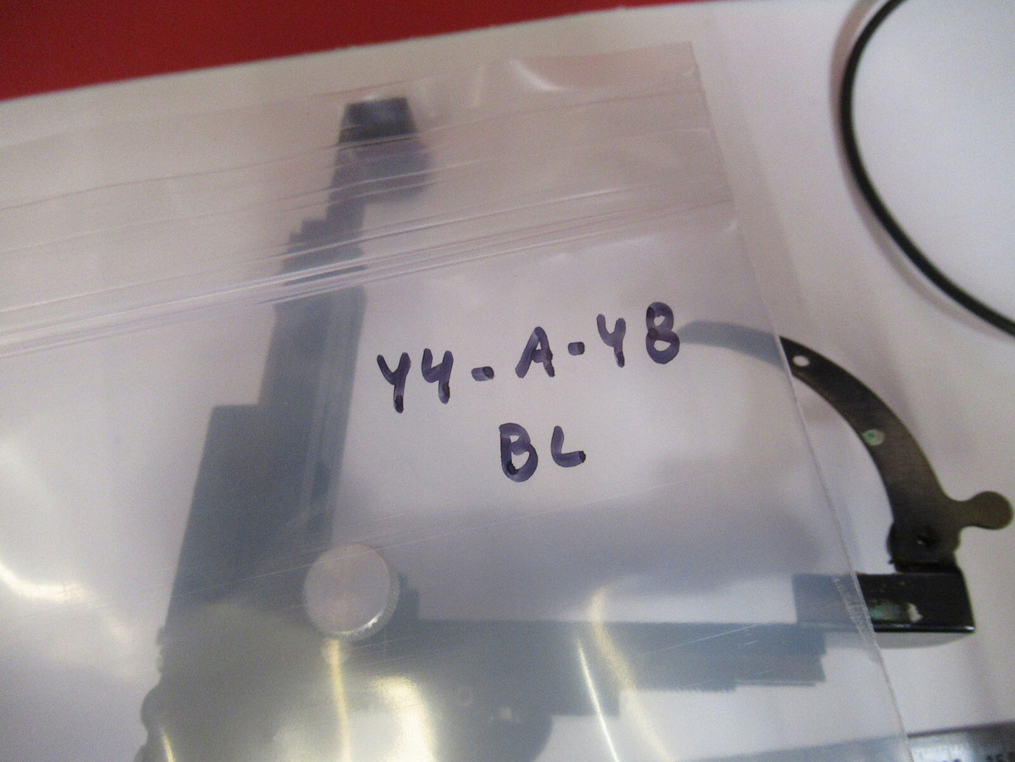 BAUSCH LOMB XY STAGE CLIPS SPECIMEN MICROSCOPE PART AS PICTURED Y4-A-48
