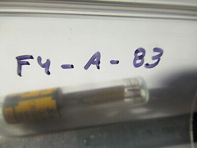 ANTIQUE QUARTZ RADIO CRYSTAL GEC ENGLAND GLASS HOLDER FREQUENCY CONTROL #F4-A-83